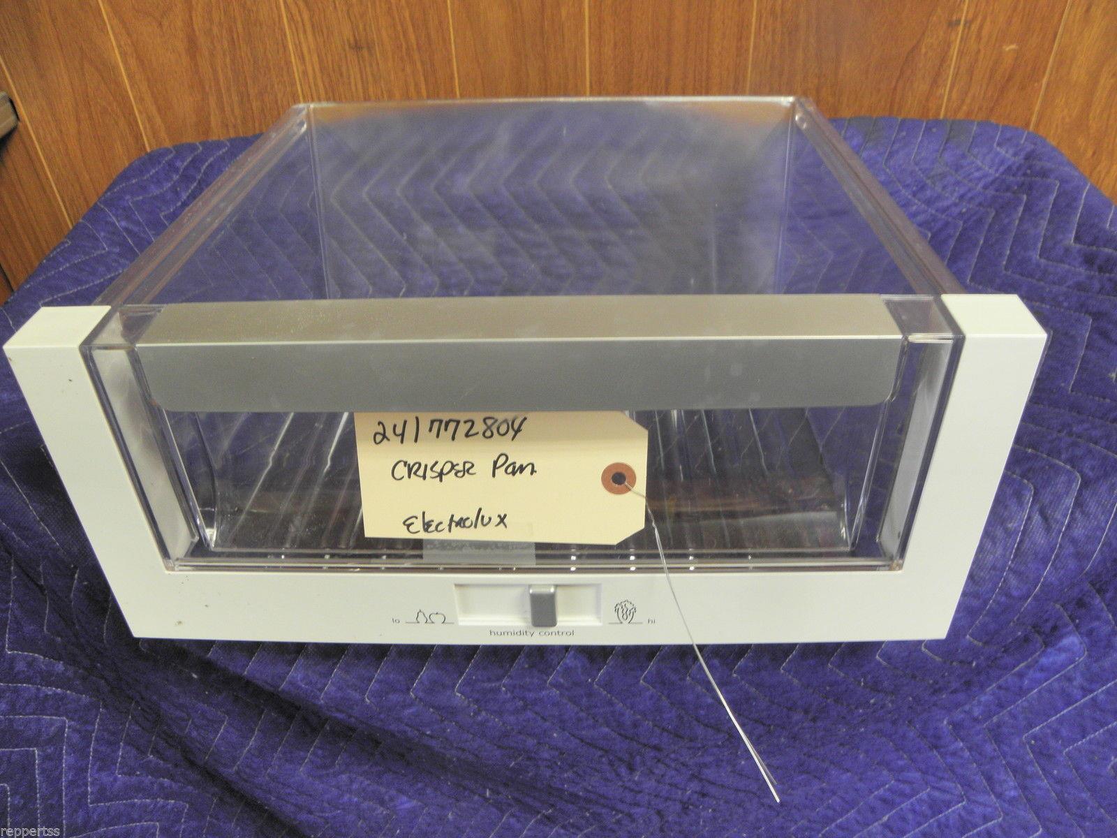 ELECTROLUX REFRIGERATOR 241772804 CRISPER PAN USED PART ASSEMBLY ELECTROLUX REFRIGERATOR 241772804 CRISPER PAN USED PART ASSEMBLY